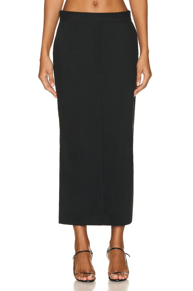 St. Agni Low Waisted Tailored Skirt in Black Cover