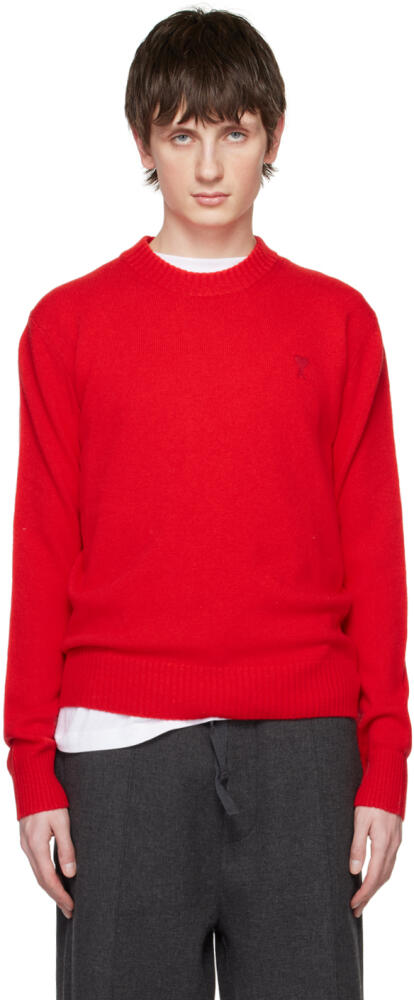 AMI Paris Red Ami de Cœur Sweater Cover