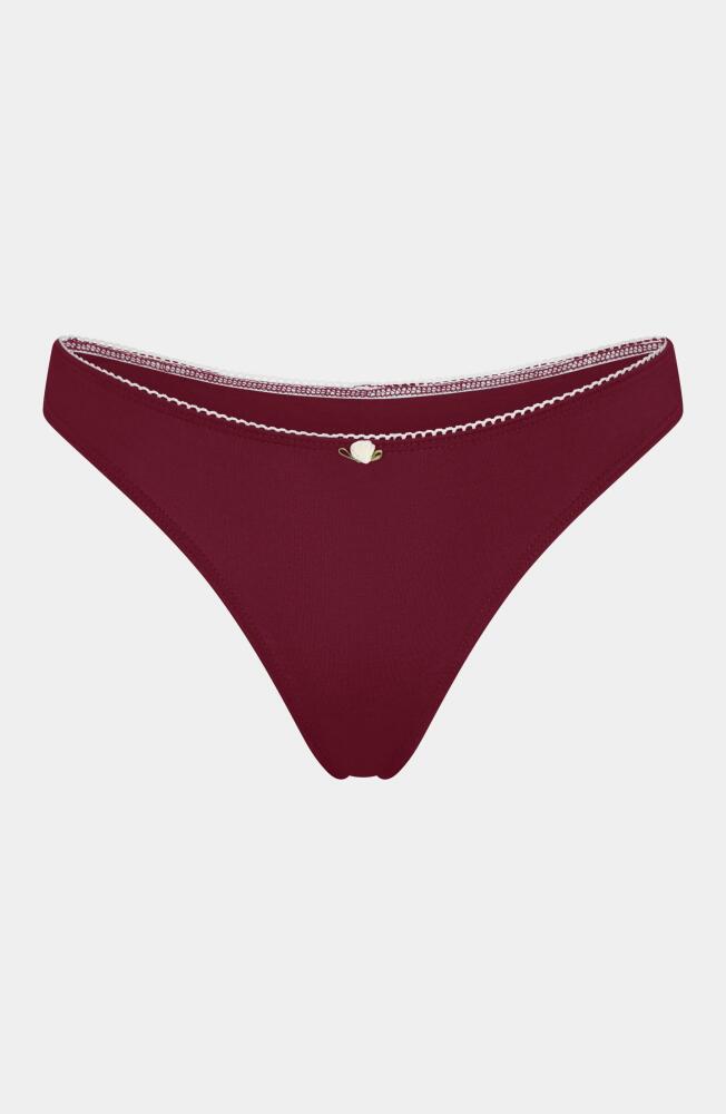 RAT BOI Low Rise Thong in Bordeaux Cover