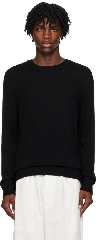 Jil Sander Black Embroidered Sweater Cover