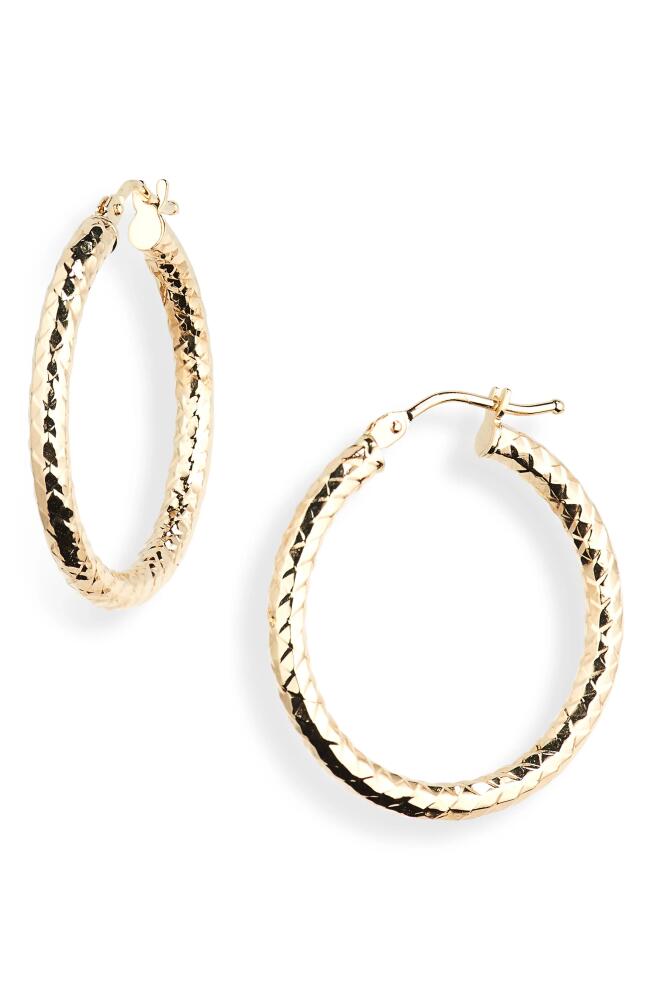 Bony Levy 14K Gold Twist Hoop Earrings in 14K Yellow Gold Cover