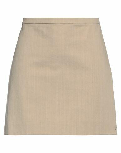 Sportmax Woman Mini skirt Beige Cotton Cover