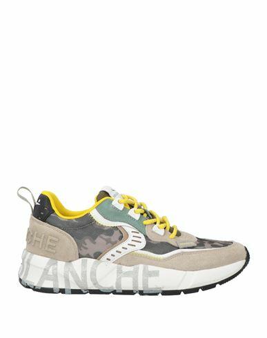 Voile Blanche Man Sneakers Grey Leather Cover