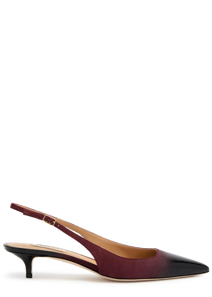 Arteana Brera 35 Ombré Suede Slingback Pumps - Burgundy Cover