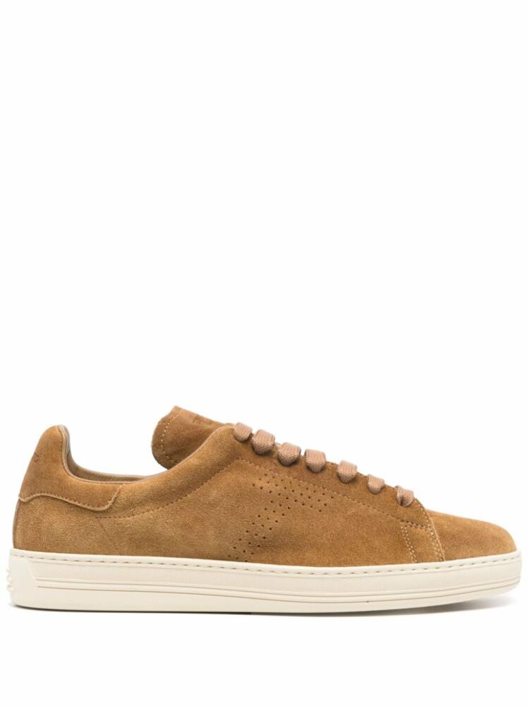 TOM FORD Warwick suede sneakers - Brown Cover