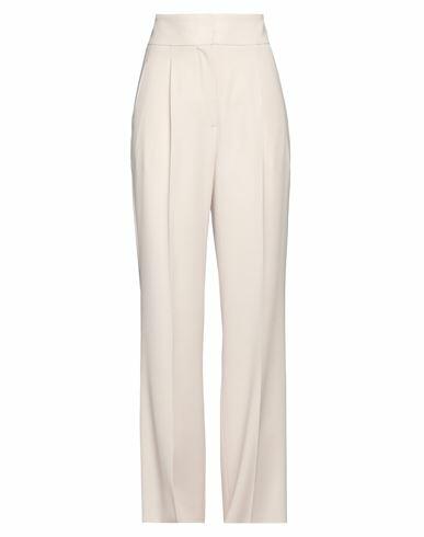 Max Mara Studio Woman Pants Beige Virgin Wool Cover