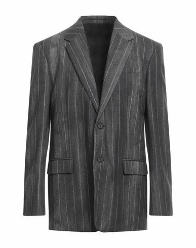 Versace Man Blazer Lead Virgin Wool Cover