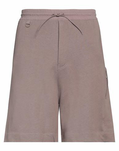 Y-3 Man Shorts & Bermuda Shorts Dove grey Cotton Cover