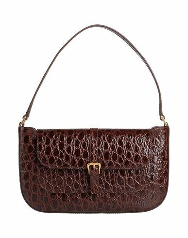 By Far Woman Handbag Cocoa Leather Cover