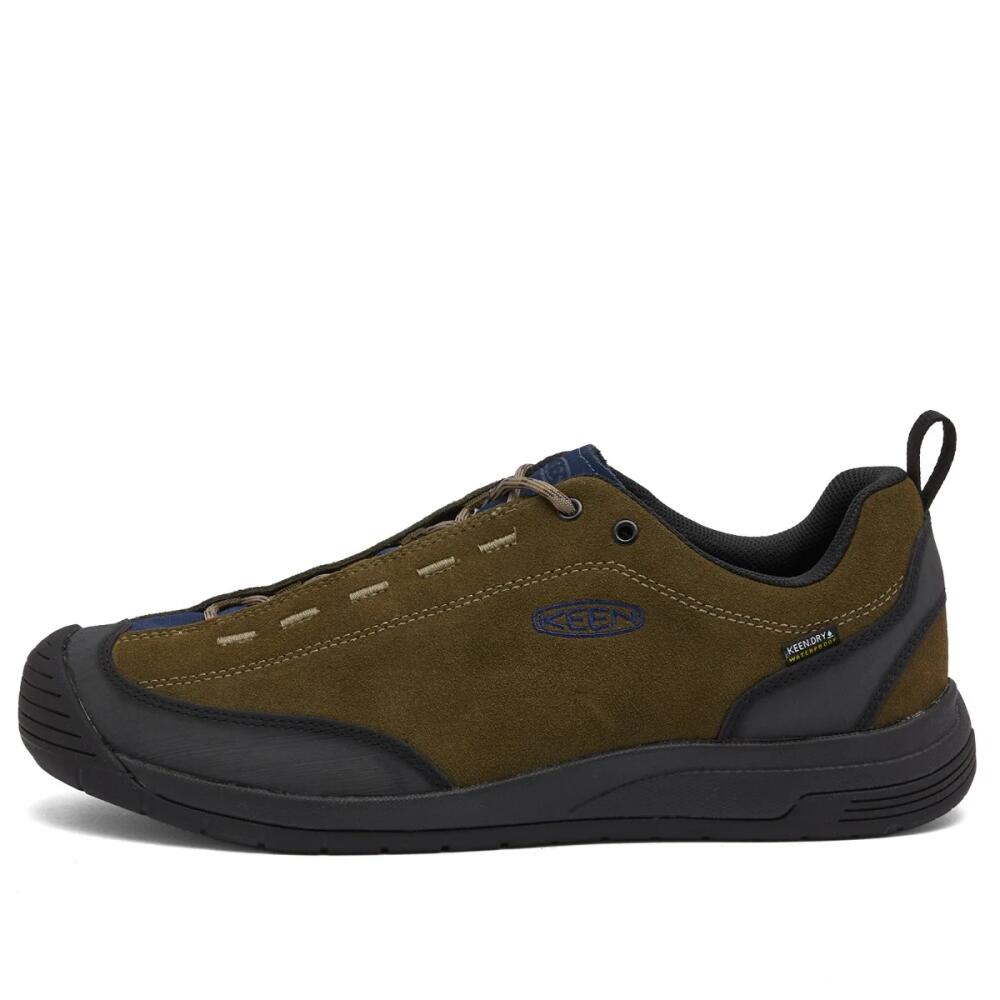 KEEN Men's Jasper II WP Sneakers in Canteen/Naval Academy Cover