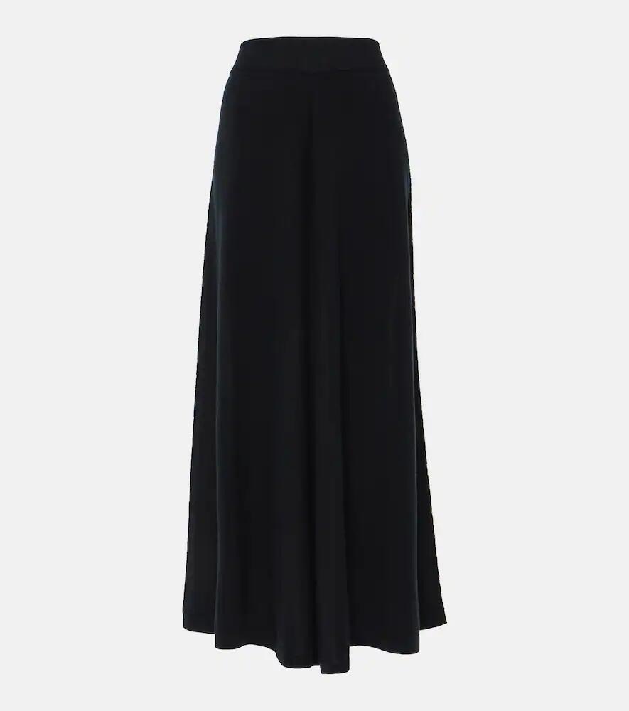 Jardin des Orangers Wool and cashmere maxi skirt Cover