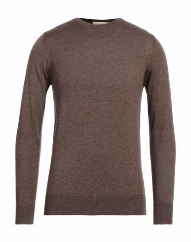 Cashmere Company Man Sweater Brown Wool, Cashmere, Silk, Nylon Cover