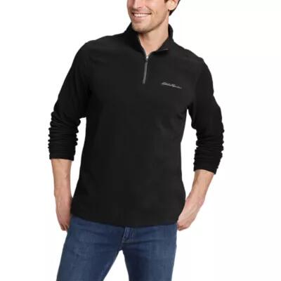 Eddie Bauer Men's Fast Fleece 100 1/4-Zip Cover