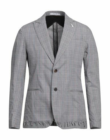 Aglini Man Blazer Grey Cotton Cover