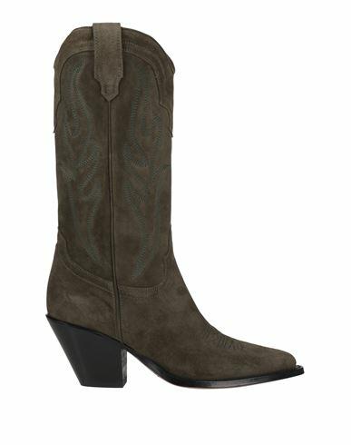 Sonora Woman Boot Military green Leather Cover