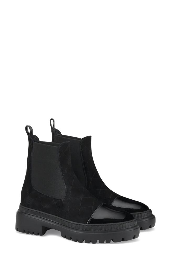 AGL Mary Beat Chelsea Boot in Nero-Nero-Nero Cover