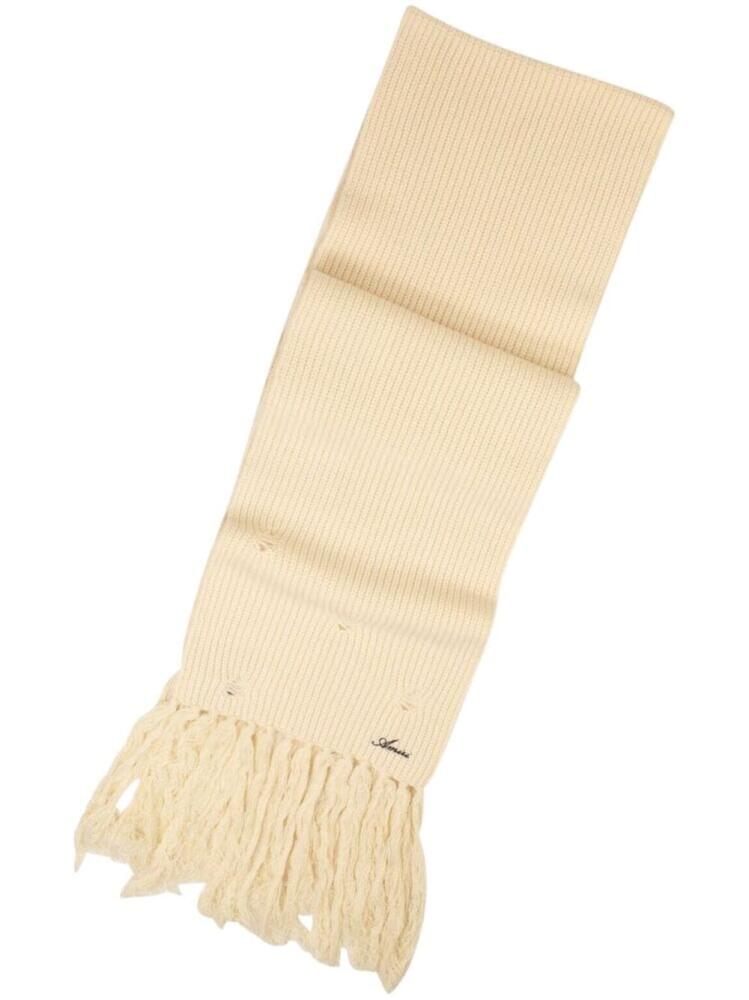 AMIRI Half Cardigan scarf - Neutrals Cover