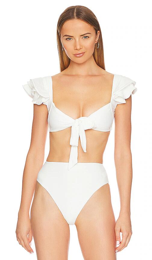 Tularosa Marnay Top in White Cover