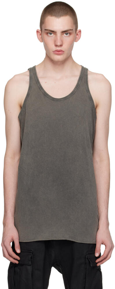 11 by Boris Bidjan Saberi Gray T3 Tank Top Cover