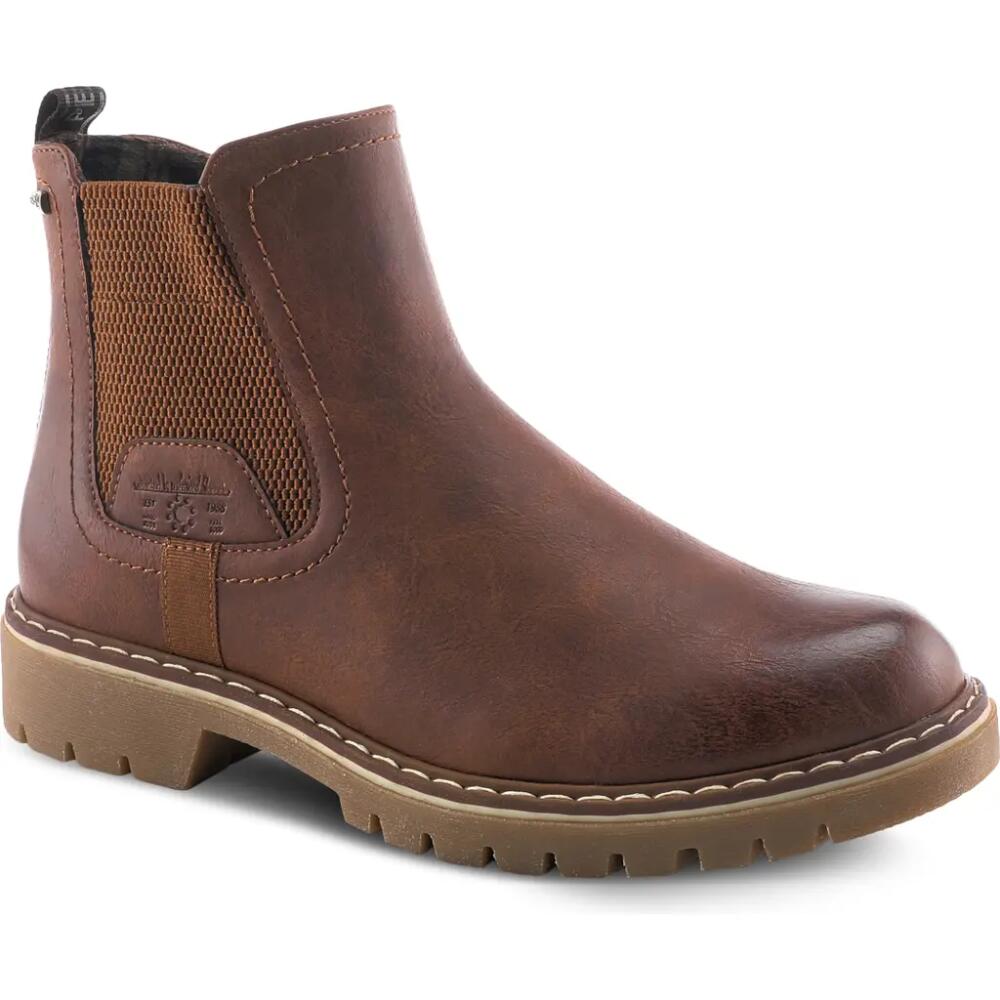 Spring Step Brody Chelsea Boot in Brown Cover