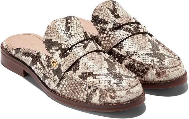 Cole Haan Lux Pinch Penny Mule (Sandollar Print Soho Snake Leather) Women's Flat Shoes Cover