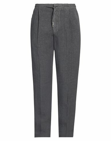 Lardini Man Pants Grey Linen Cover