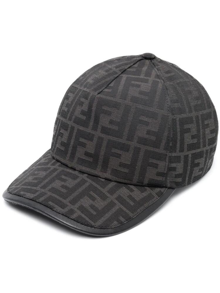 FENDI FF pattern cap - Black Cover