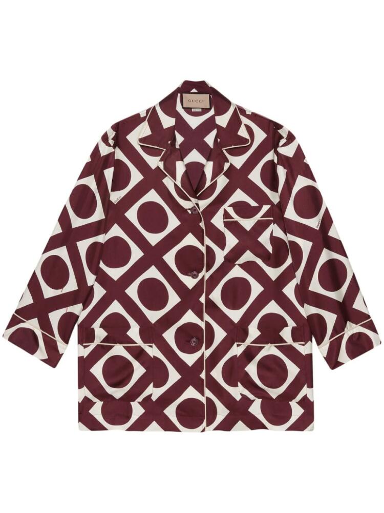 Gucci graphic-print shirt - Neutrals Cover