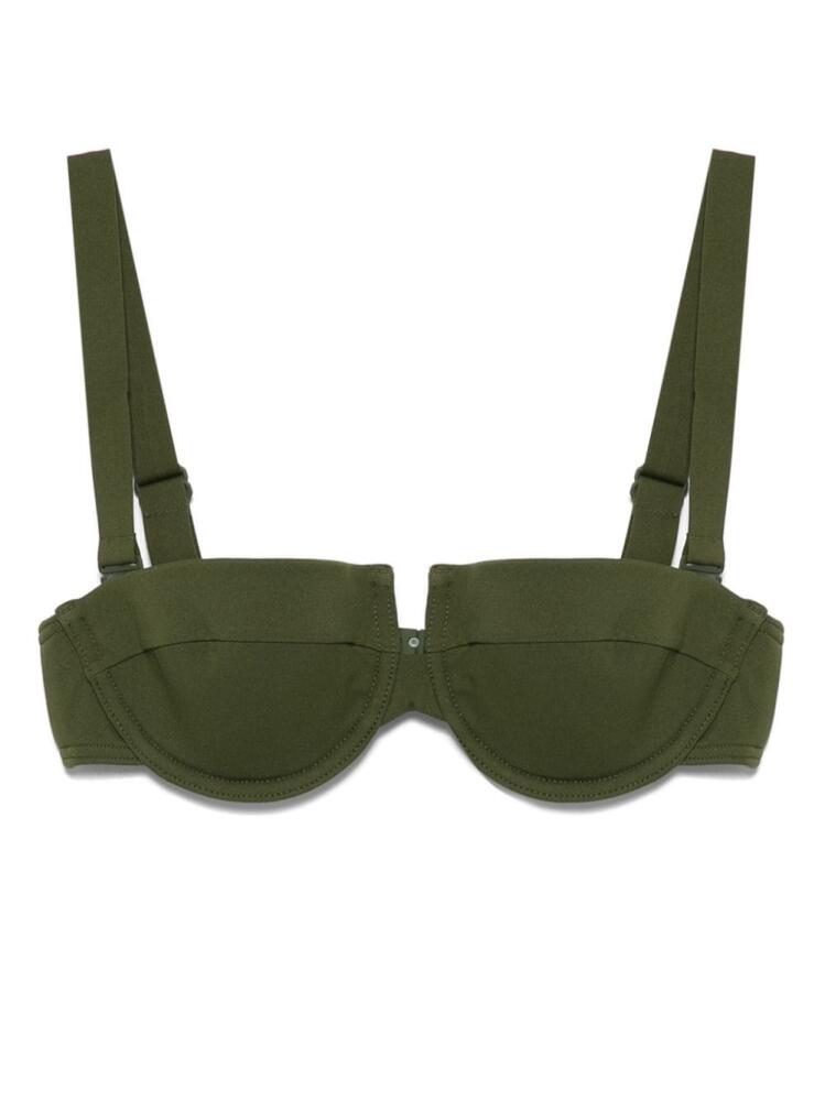 ZIMMERMANN Separates Balconette bikini top - Green Cover