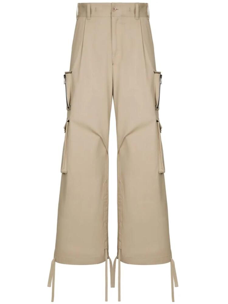 Dolce & Gabbana wide-leg cargo pants - Neutrals Cover