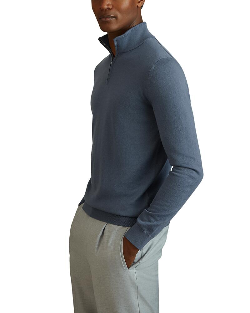 Reiss Blackhall Slim Fit Half Zip Sweater Cover