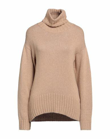 Jejia Woman Turtleneck Camel Virgin Wool, Viscose, Polyamide, Cashmere Cover