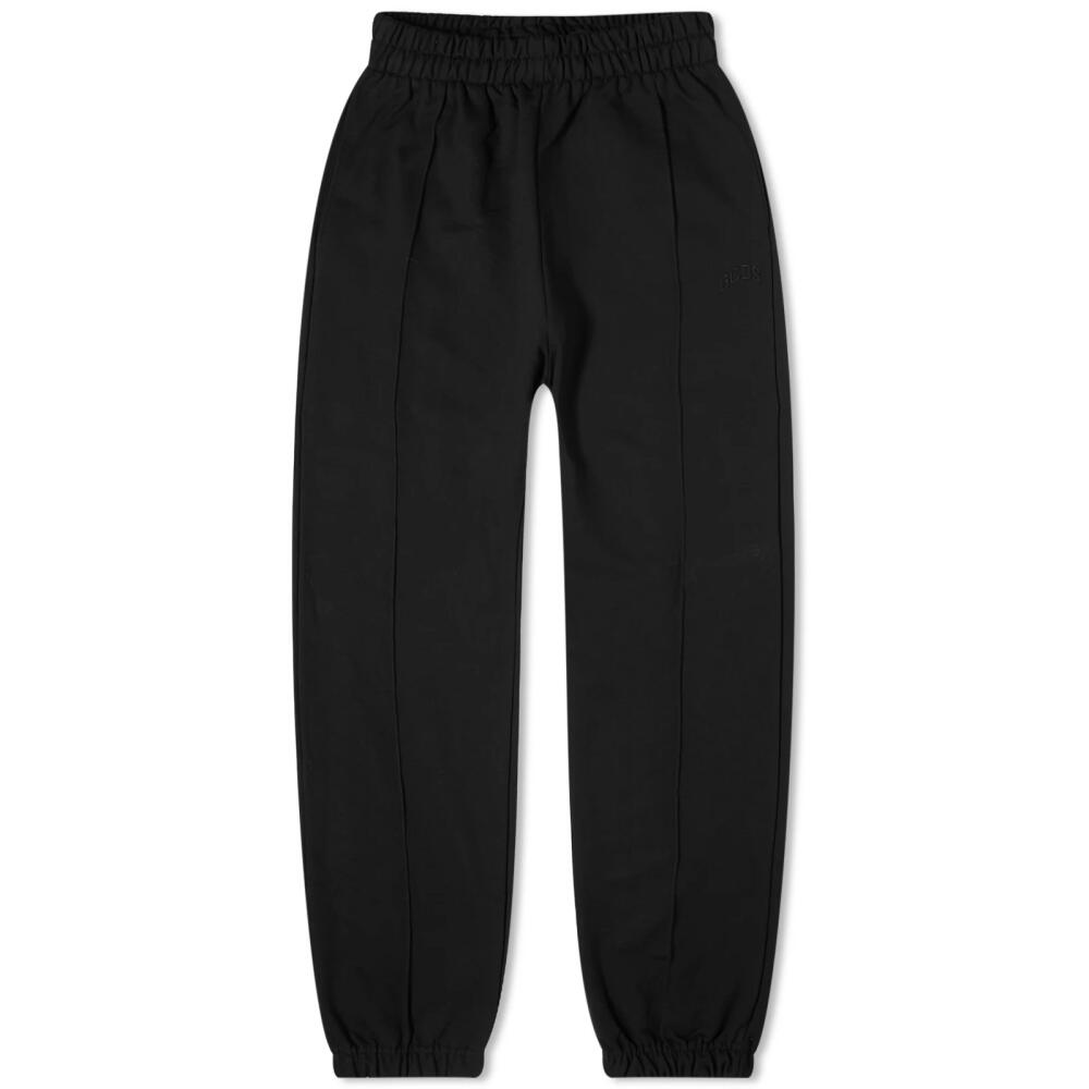 GCDS Men's Embroidered Logo Sweat Pants in Nero Cover