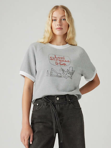 Levi's Graphic Marina Short Sleeve Crewneck Sweatshirt - Women's Cover