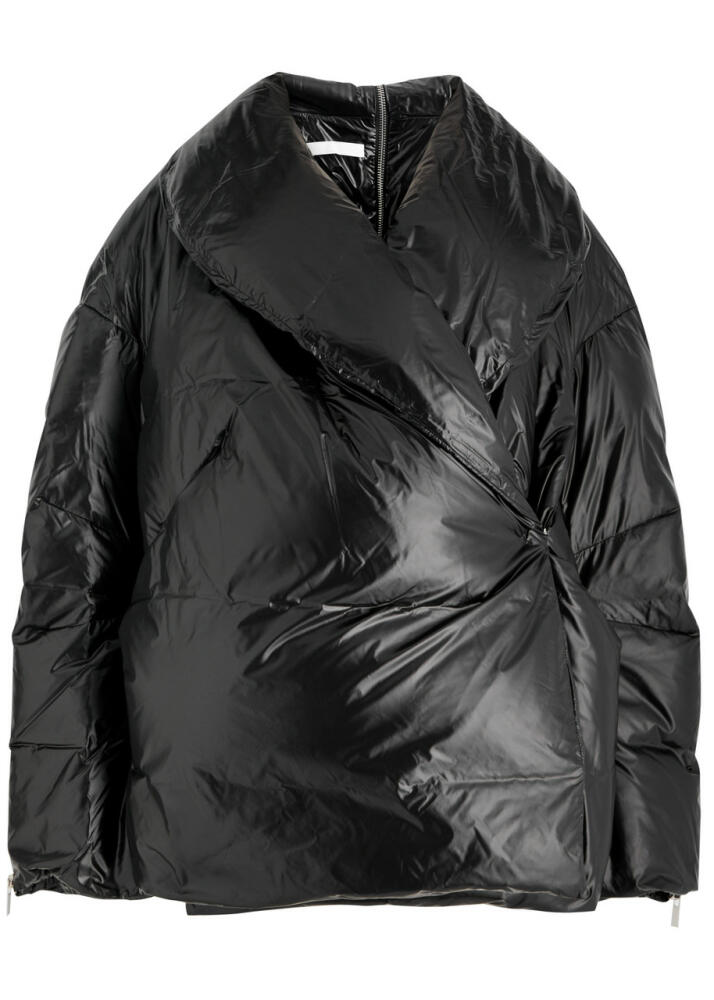 Helmut Lang Apex Cocoon Quilted Nylon Jacket - Black Cover