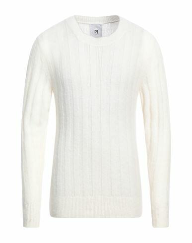 Pt Torino Man Sweater Ivory Alpaca wool, Polyamide, Wool Cover