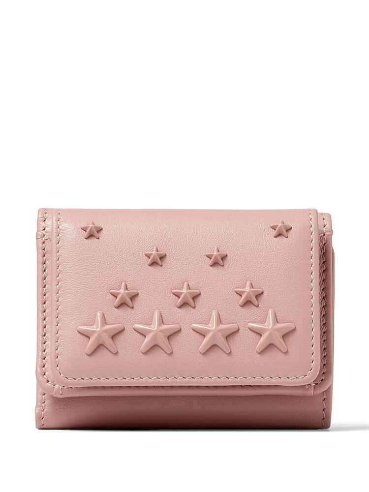 Jimmy Choo Nemo tri-fold leather wallet - Pink Cover