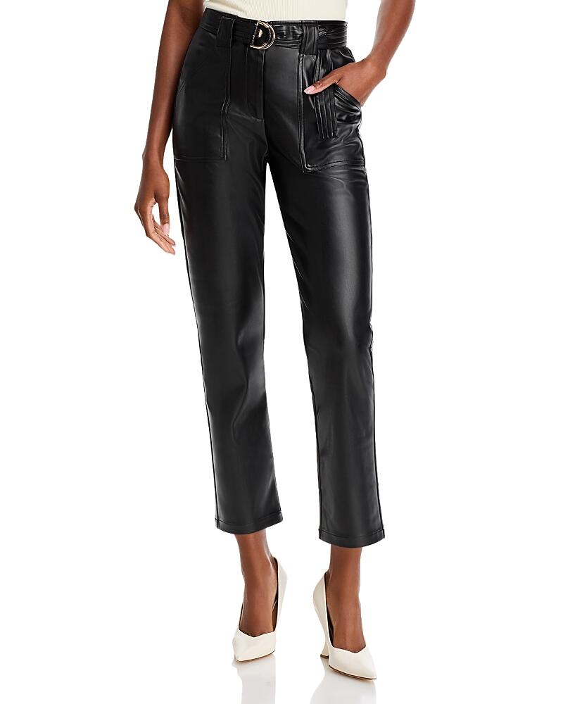 Elie Tahari The Clea Faux Leather Pants Cover