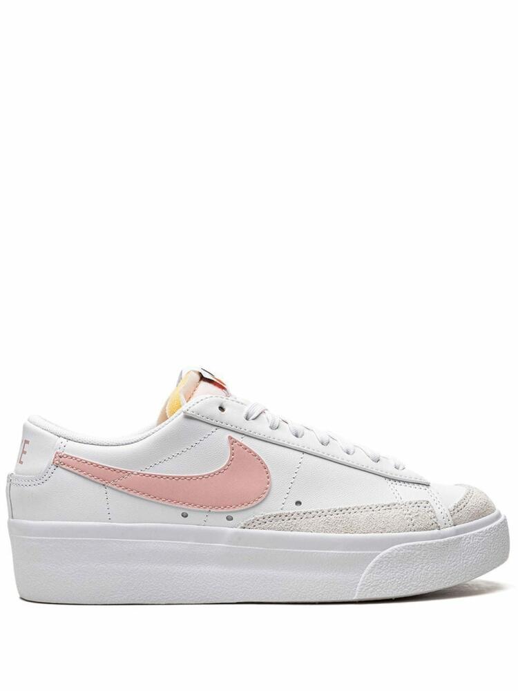 Nike Blazer Low platform "Pink Glaze" sneakers - White Cover