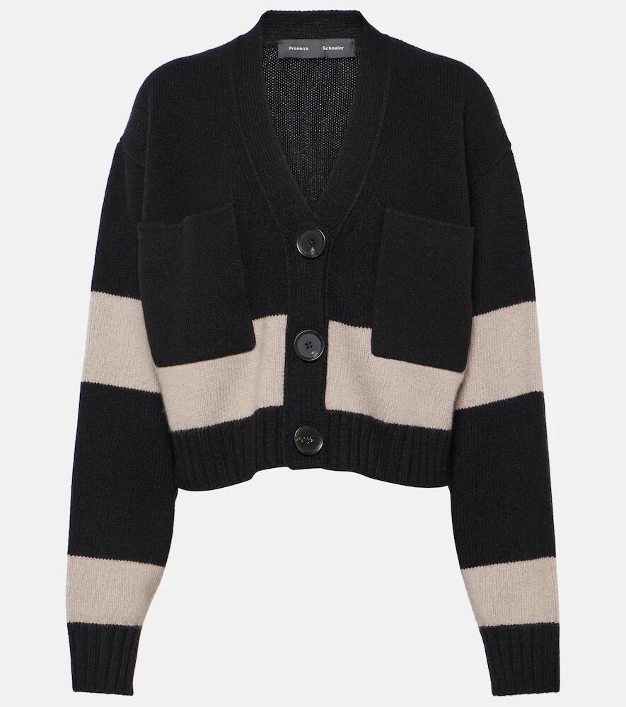 Proenza Schouler Sofia wool and cashmere cropped cardigan Cover