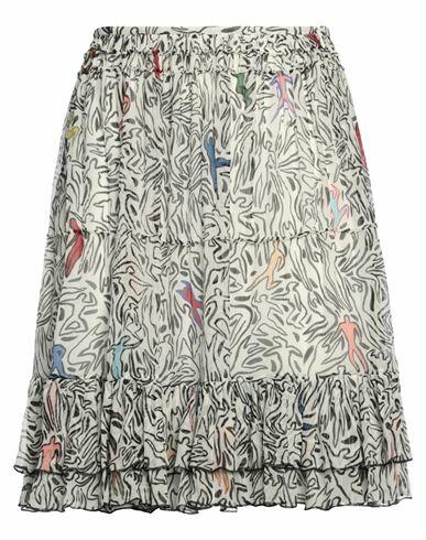 M Missoni Woman Mini skirt White Silk Cover