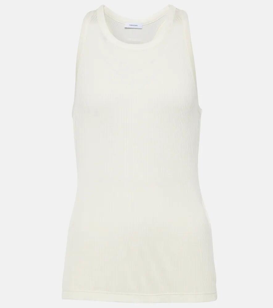 Ferragamo Silk and cupro jersey tank top Cover