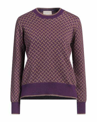 Drumohr Woman Sweater Purple Cashmere Cover