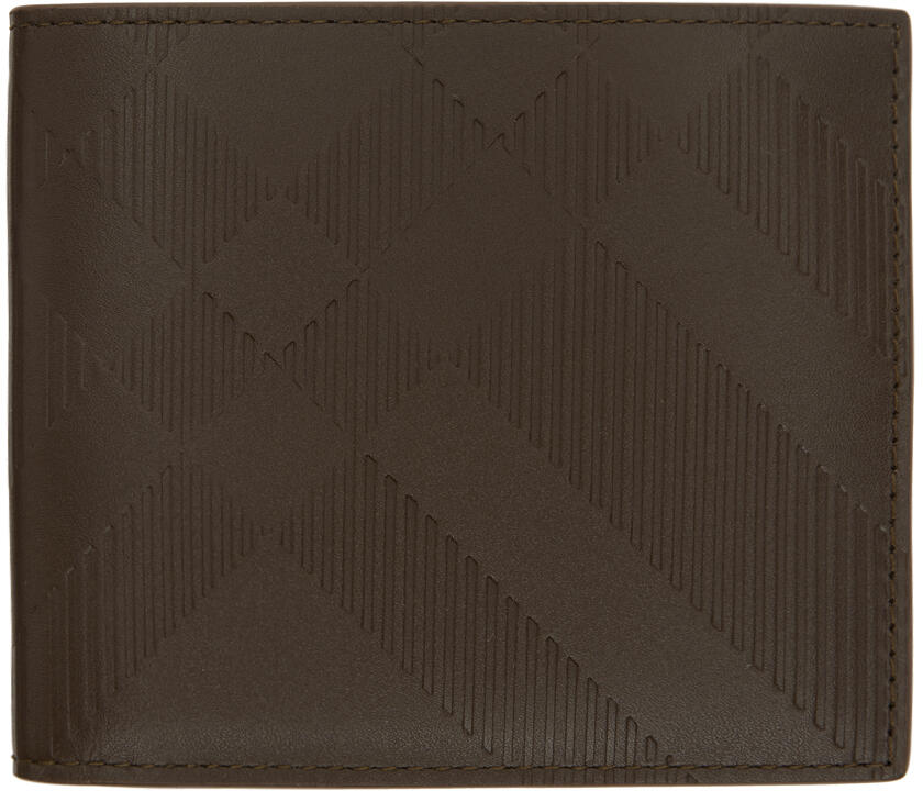 Burberry Brown Check Bifold Wallet Cover