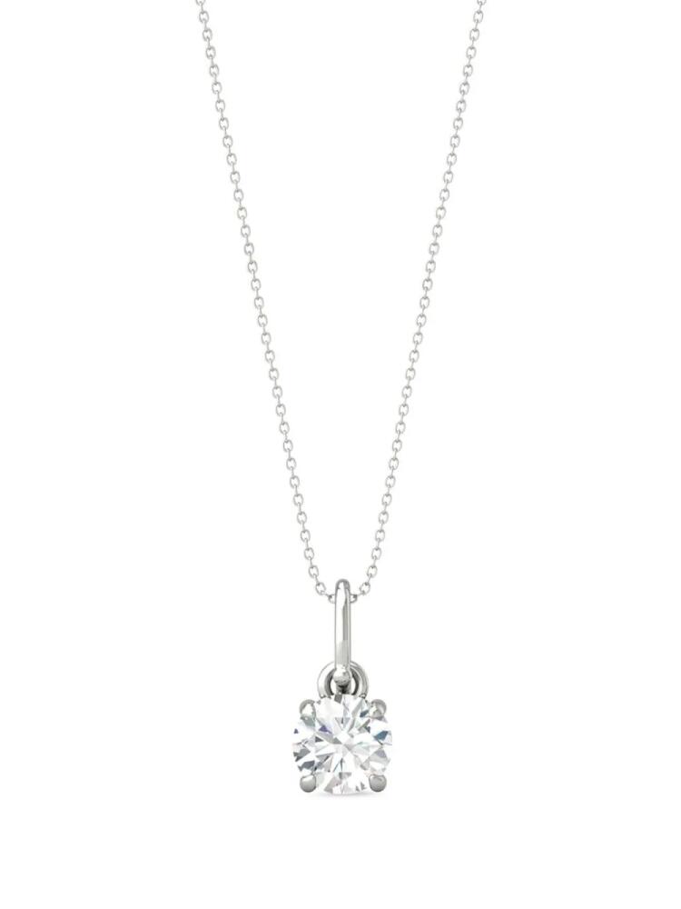 VEYNOU 14kt white gold Ella diamond necklace - Silver Cover