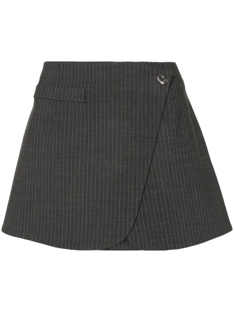 Coperni pinstripe-pattern mini skirt - Grey Cover