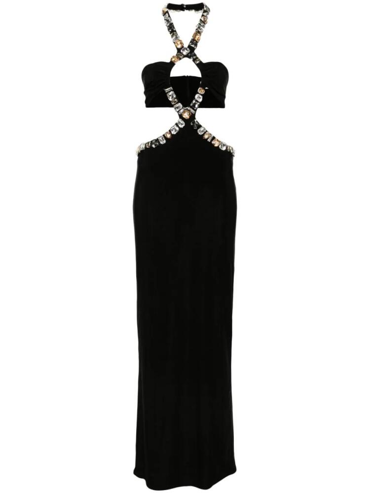 The New Arrivals Ilkyaz Ozel Awa maxi dress - Black Cover