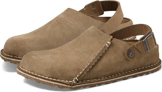 Birkenstock Lutry 365 - Suede (Women) (Gray Taupe) Women's Clog Shoes Cover