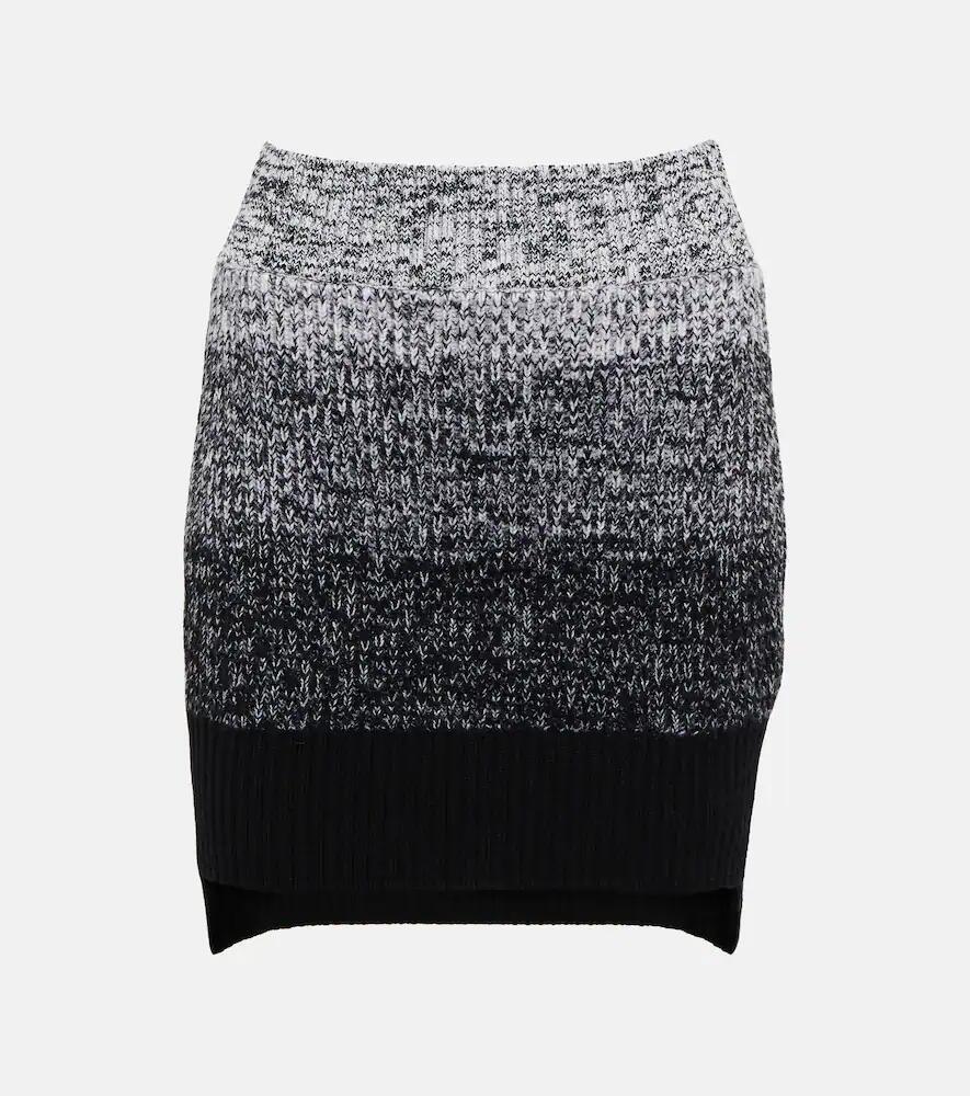 Victoria Beckham Striped wool skirt Cover