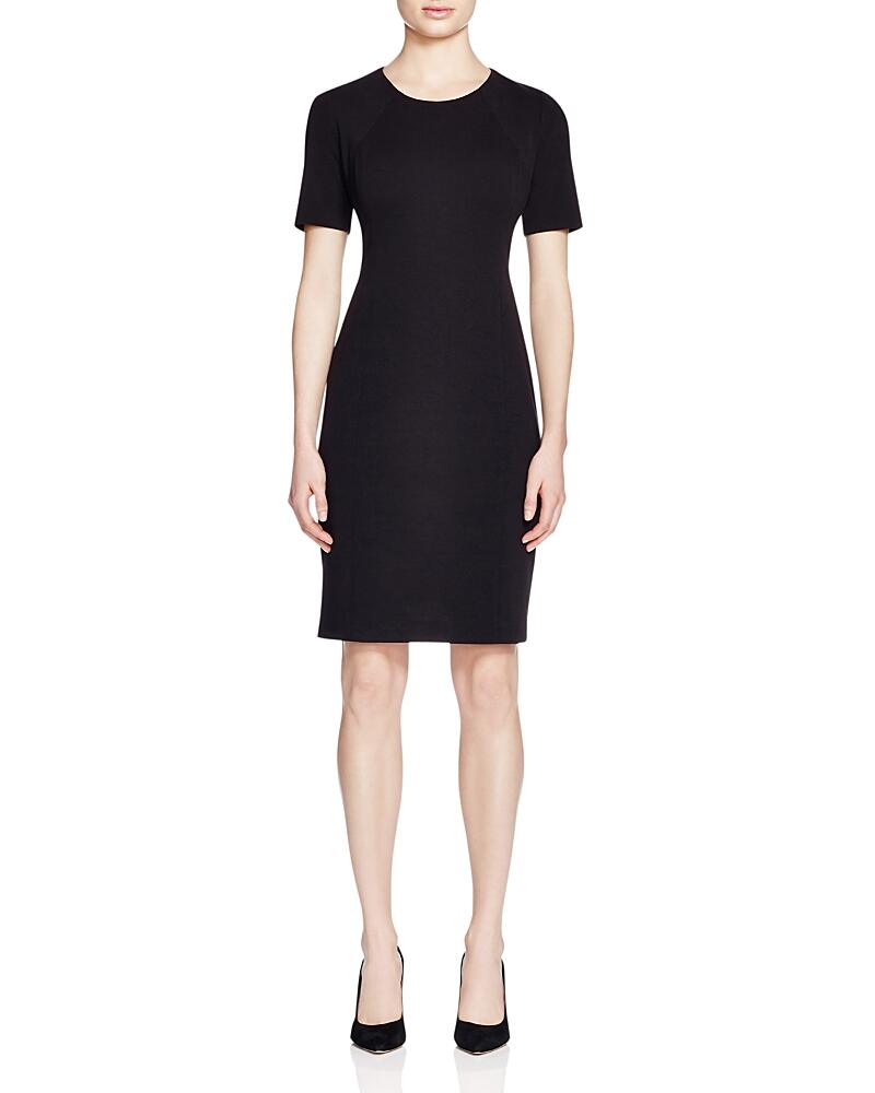 T Tahari Judianne Short Sleeve Fitted Sheath Dress - Exclusive Cover